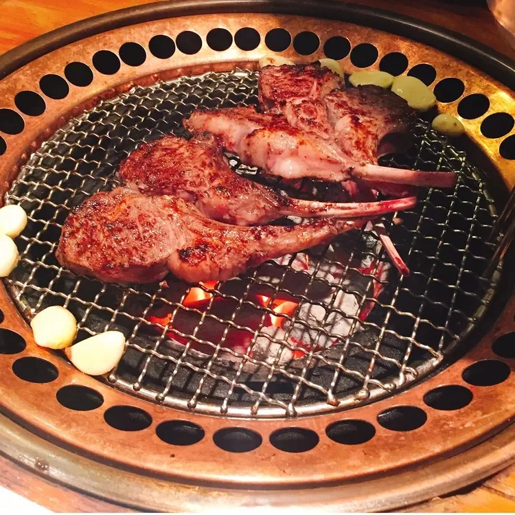 양갈비 숯불구이